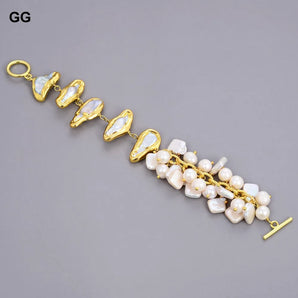 GuaiGuai Jewelry Pearl Chain Bracelet