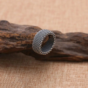 Vintage Ring: 925 Sterling Silver 10mm