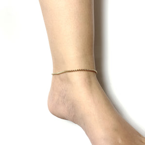 18K Gold Anklets: Stainless Steel Ankle Bracelets