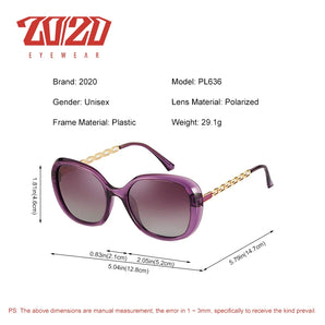 Polarized Ins Style Sunglasses: UV400 Protection for Women