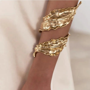 2024 Trend Bohemian Gold Leaf Bracelet